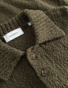 Errol Knit Cotton Rugby - Olive Night