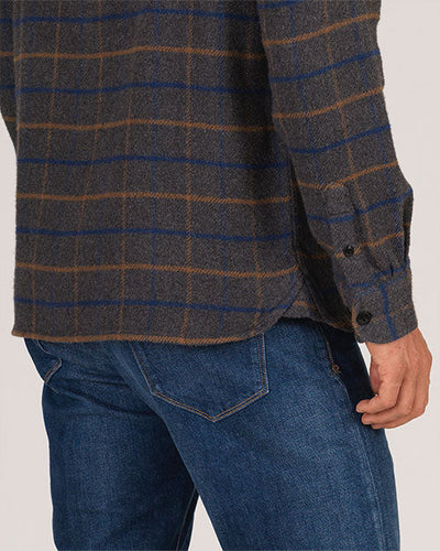 Winter Flannel Utility Shirt - Grey Hound