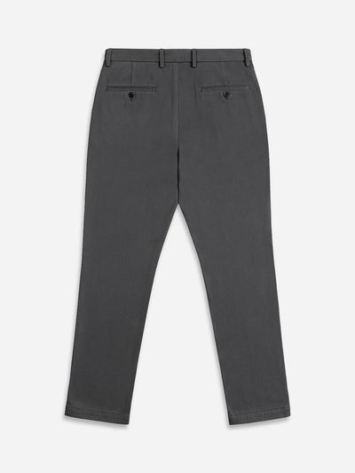 Niles Peached Sateen Chino - Forged Iron