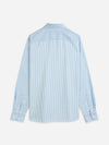 Arthur Stripe Oxford Shirt  - Sky Blue & White