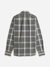 Fulton Check Shirt - Forged Iron & White