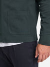 Byron Pique Knit Cardigan - Dark Green