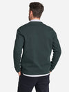 Byron Pique Knit Cardigan - Dark Green