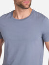 Village Crew Neck Tee - Slate Blue