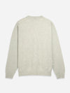 Dante Crew Jacquard Sweater - Stone Heather