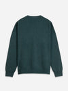 Dante Crew Jacquard Sweater - Pine Heather