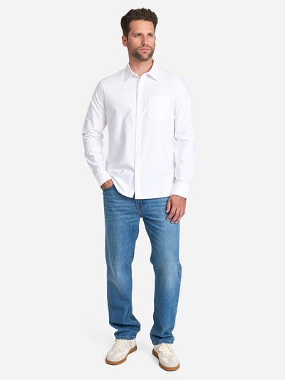 Arik Oxford Shirt - Bright White