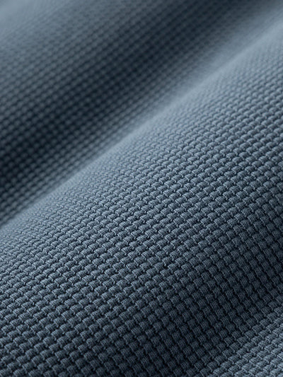 Beacon Waffle Long Sleeve Shirt - Citadel Blue