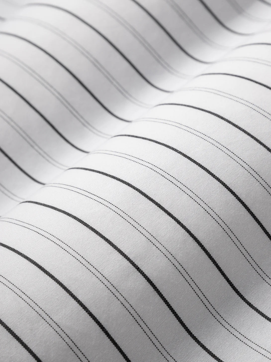 Arthur Stripe Shirt - Bright White & Black