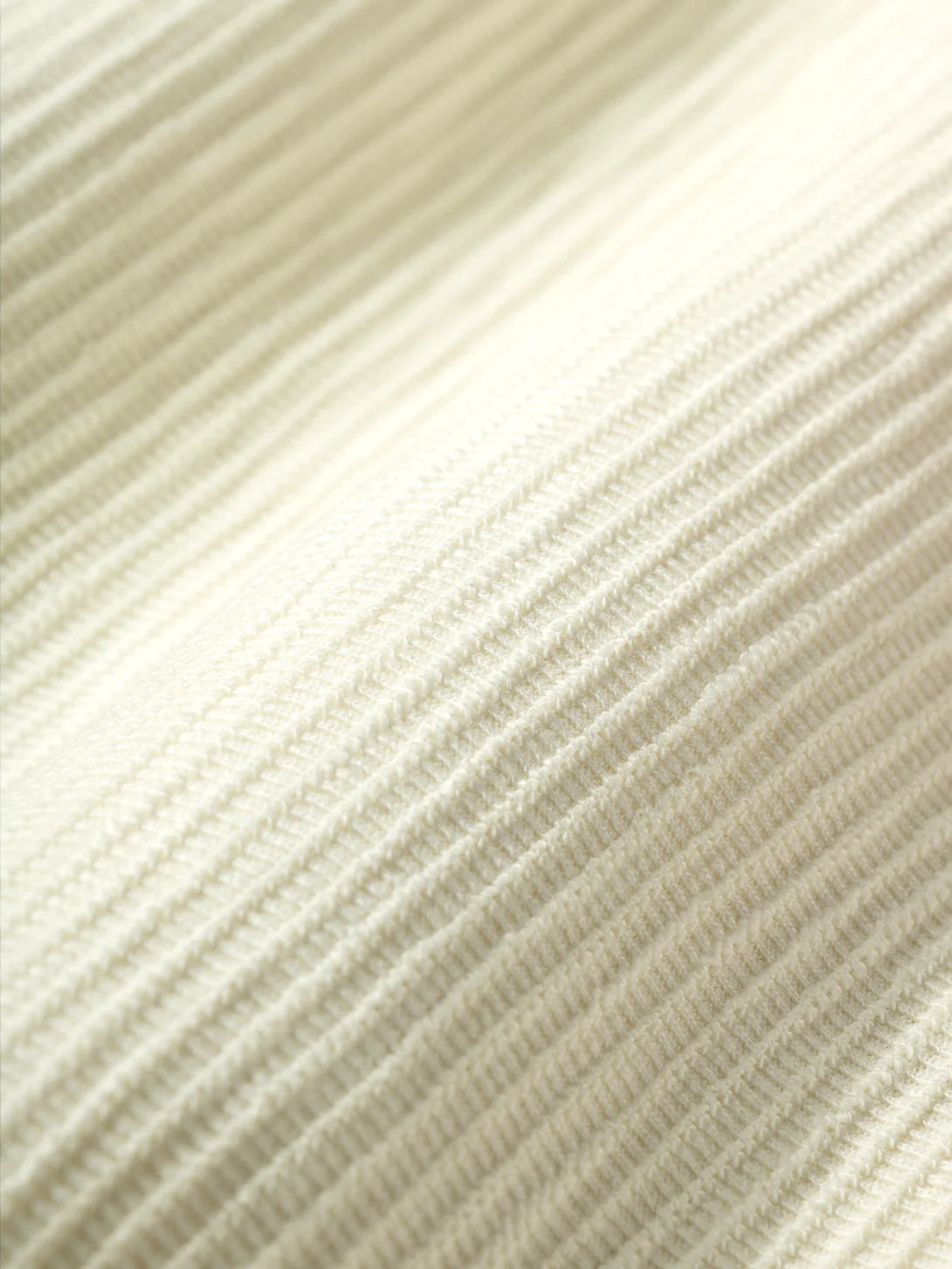 Darcy Slub Waffle Shirt - Cream