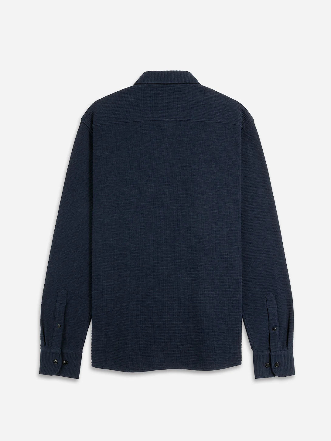 Darcy Slub Waffle Shirt - Navy