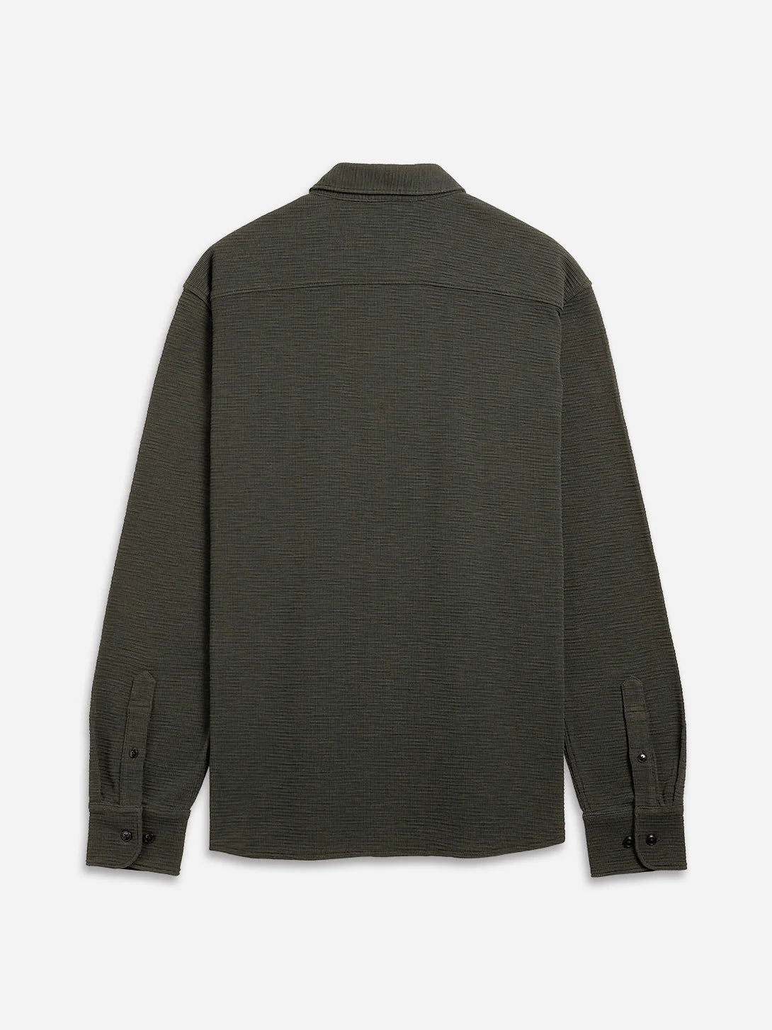 Darcy Slub Waffle Shirt - Peat