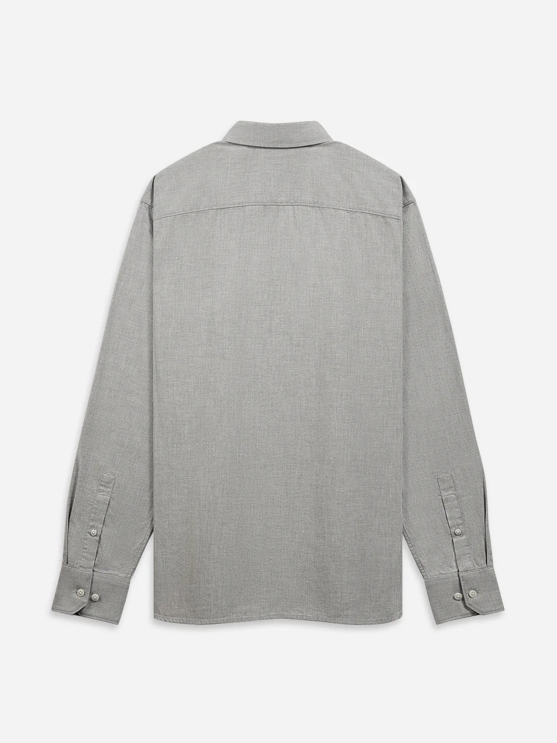 Fulton Flannel Twill Shirt - Light Gray