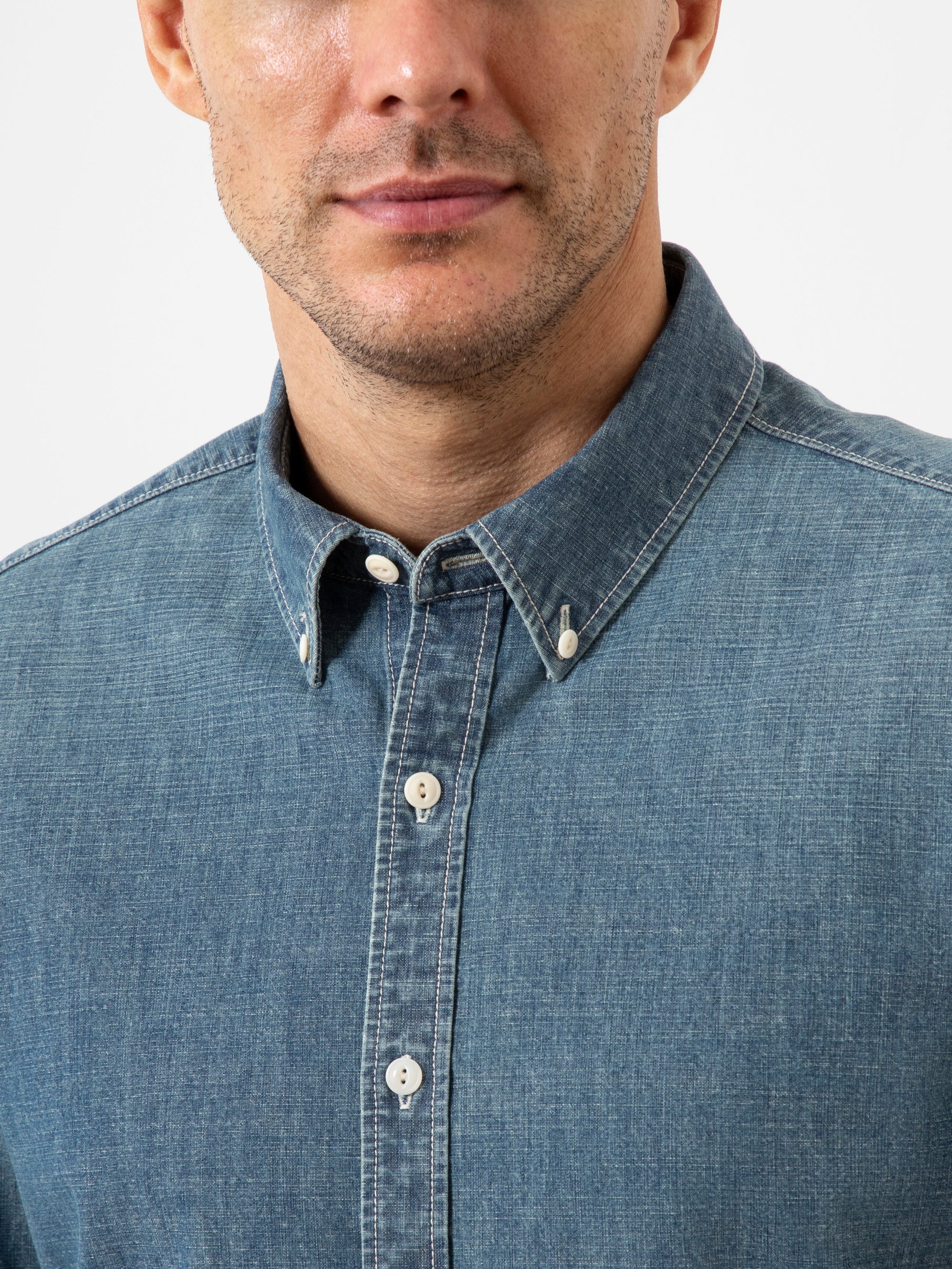 Fulton Denim Shirt - Medium Indigo