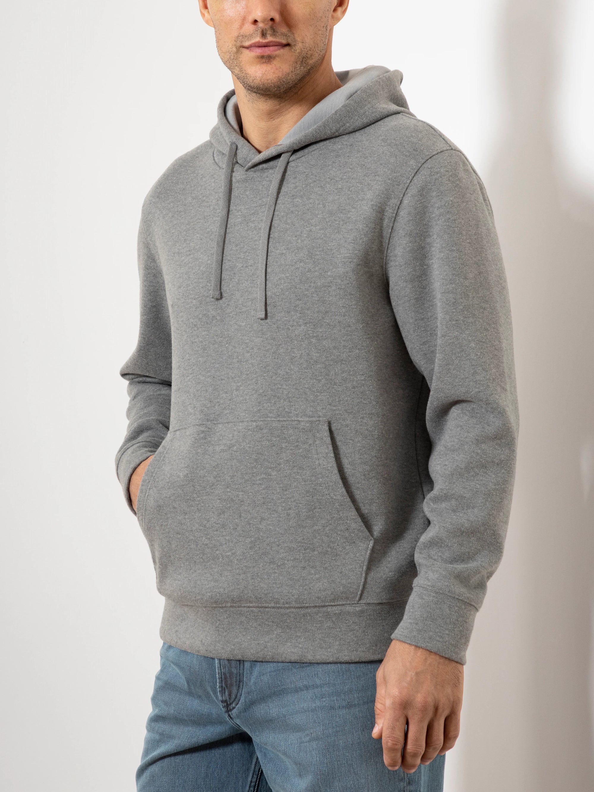 Harper Pocket Hoodie - Grey Heather