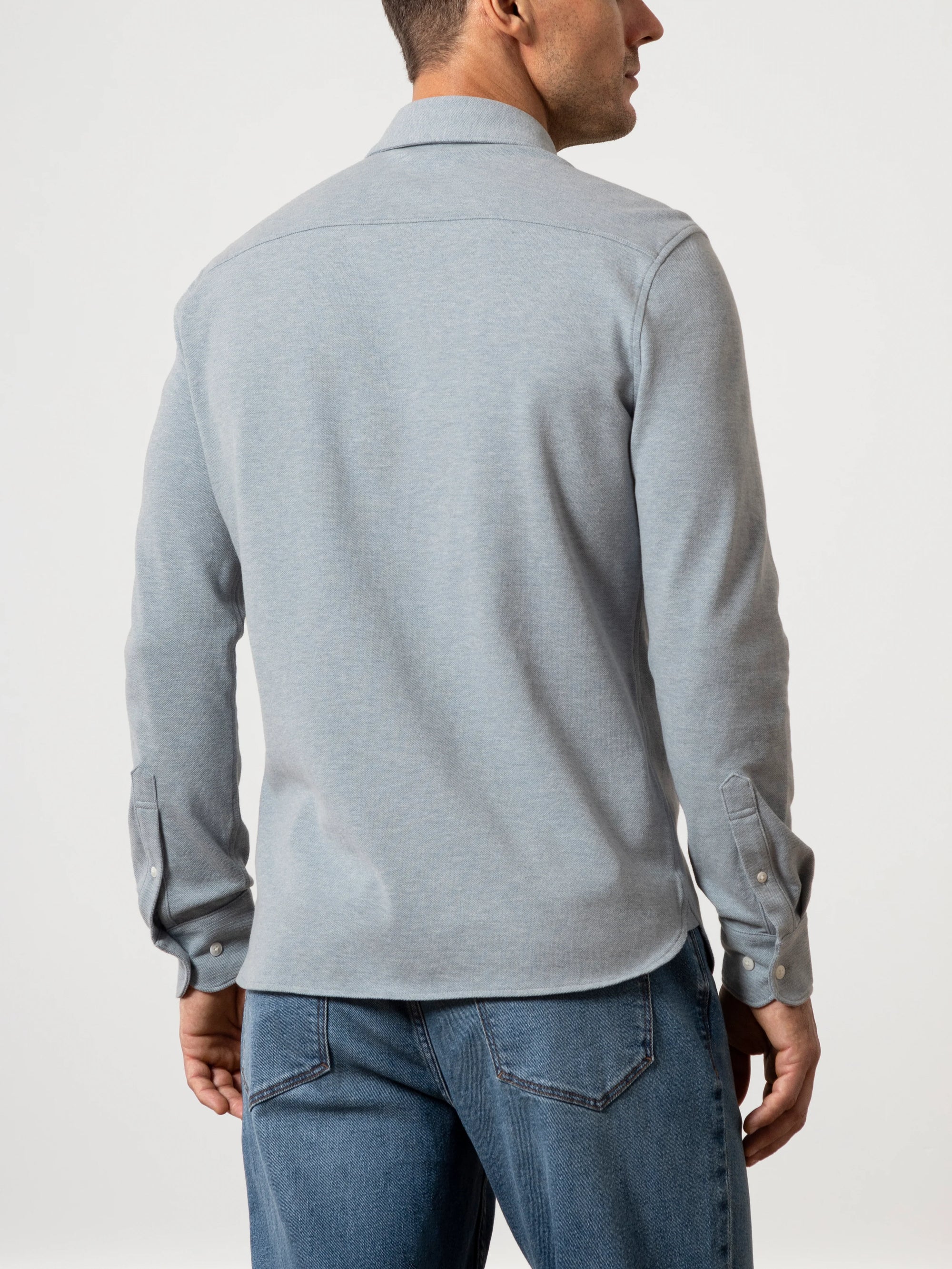 Darcy Heather Shirt - Mid Blue