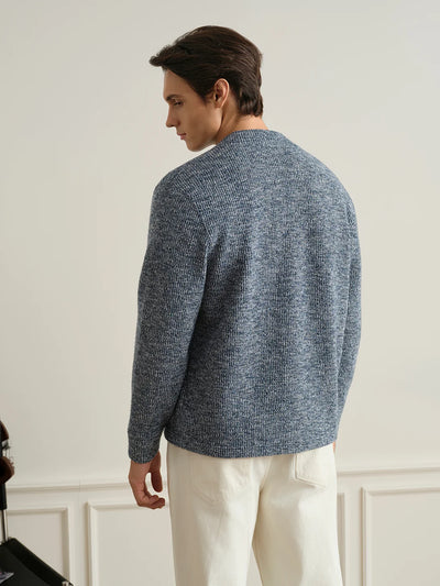 Byron Cloud-Knit Cardigan - Navy