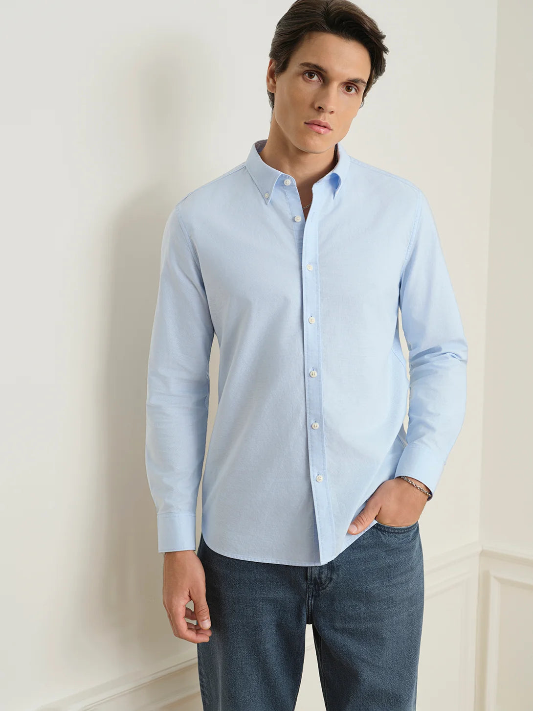 Fulton Oxford Shirt - Light Blue