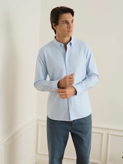 Fulton Oxford Shirt - Light Blue