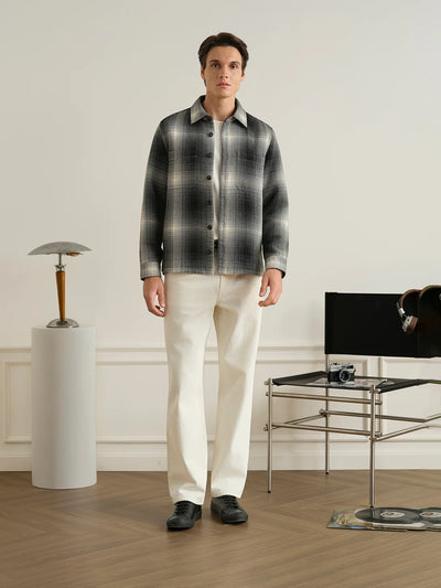 Vance Tartan Overshirt - Charcoal & Black