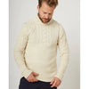 Fisherman Roll Neck Sweater - Ecru