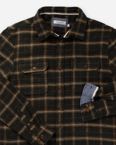 Winter Flannel Utility Shirt - Forest Hound