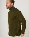 Foxton Quarter Zip Neck -  Olive