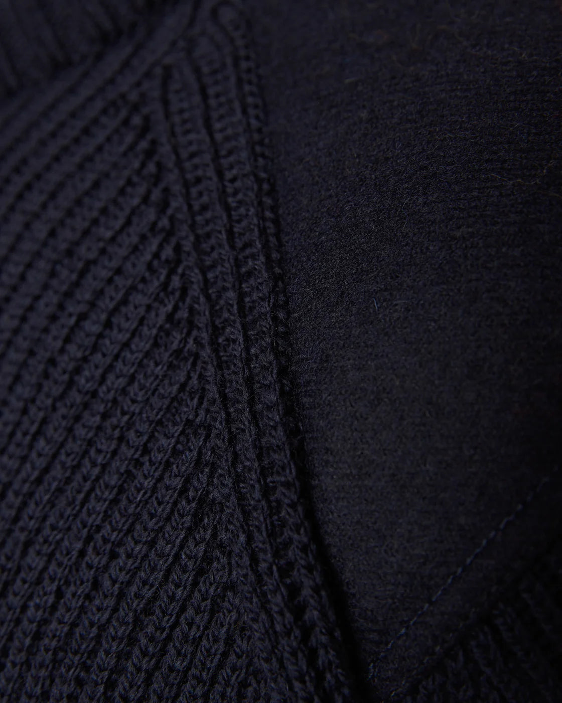 Foxton Quarter Zip Sweater - Navy