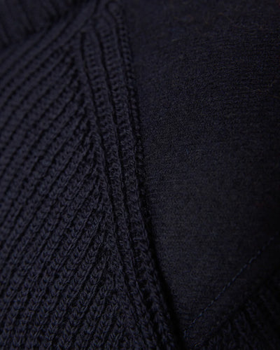 Foxton Quarter Zip Sweater - Navy