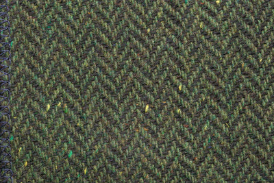 James Stephens Herringbone Poets Jacket - Green