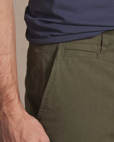 Mercer Cotton Officer Pants - Dark Olive