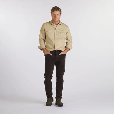 Burlington 5 Pocket Stretch Corduroy - Coffee Bean