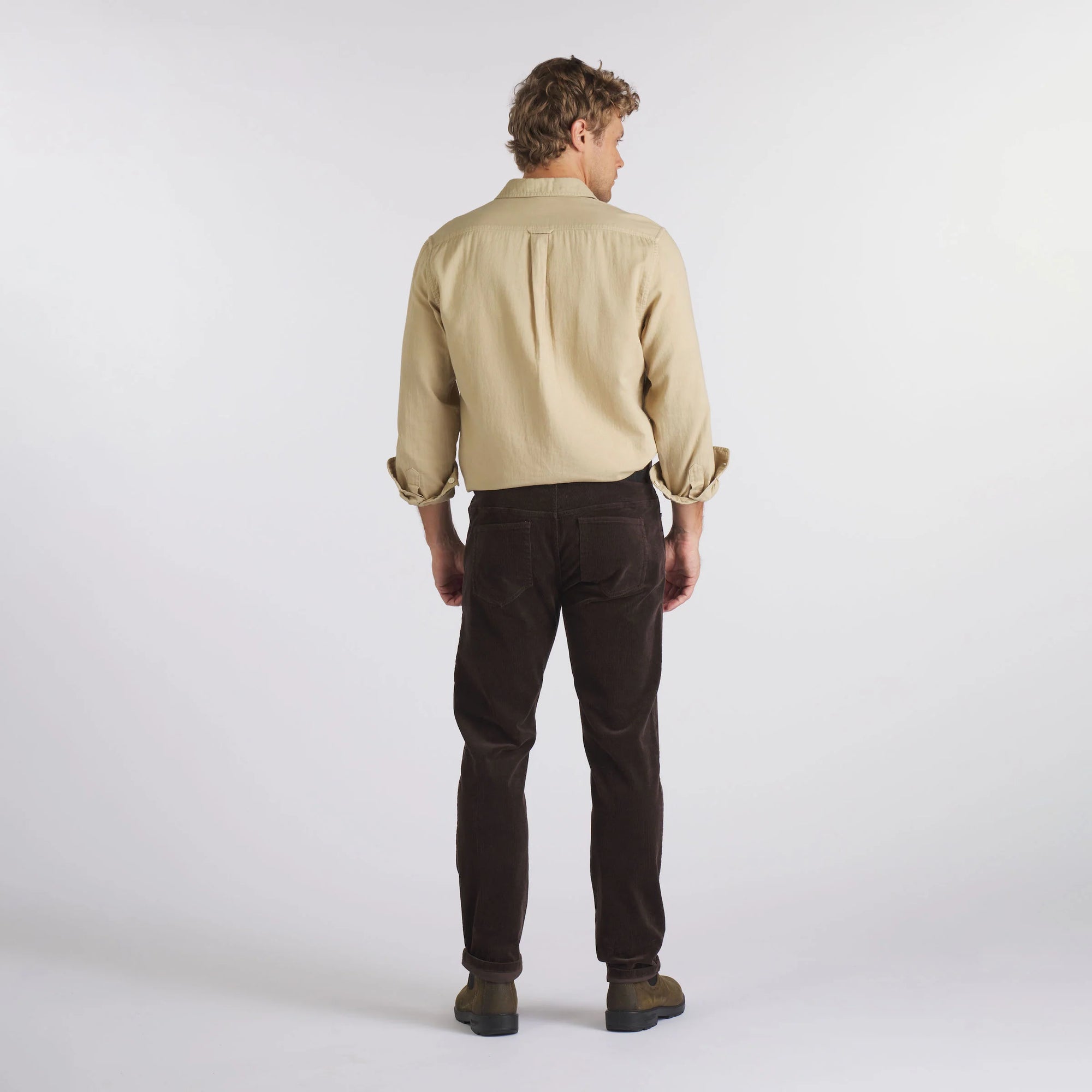 Burlington 5 Pocket Stretch Corduroy - Coffee Bean