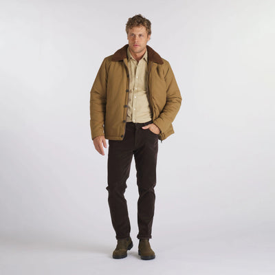 Burlington 5 Pocket Stretch Corduroy - Coffee Bean