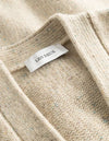 Gary Fleck Wool Cardigan - Light Sand