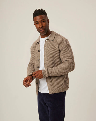 Hampton Cardigan - Oak