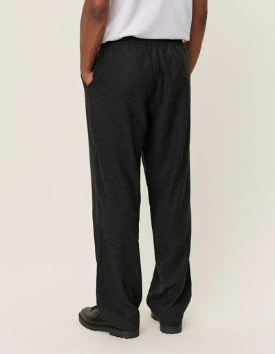 Houston Wool Drawstring Pants - Charcoal