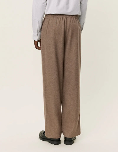 Houston Wool Drawstring Pants - Desert Taupe