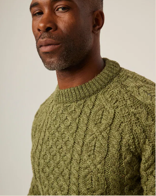 Hudson Aran Jumper - Apple