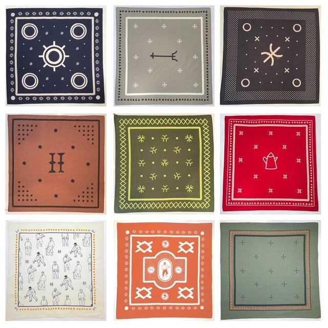 Manistee Log Marks Bandana