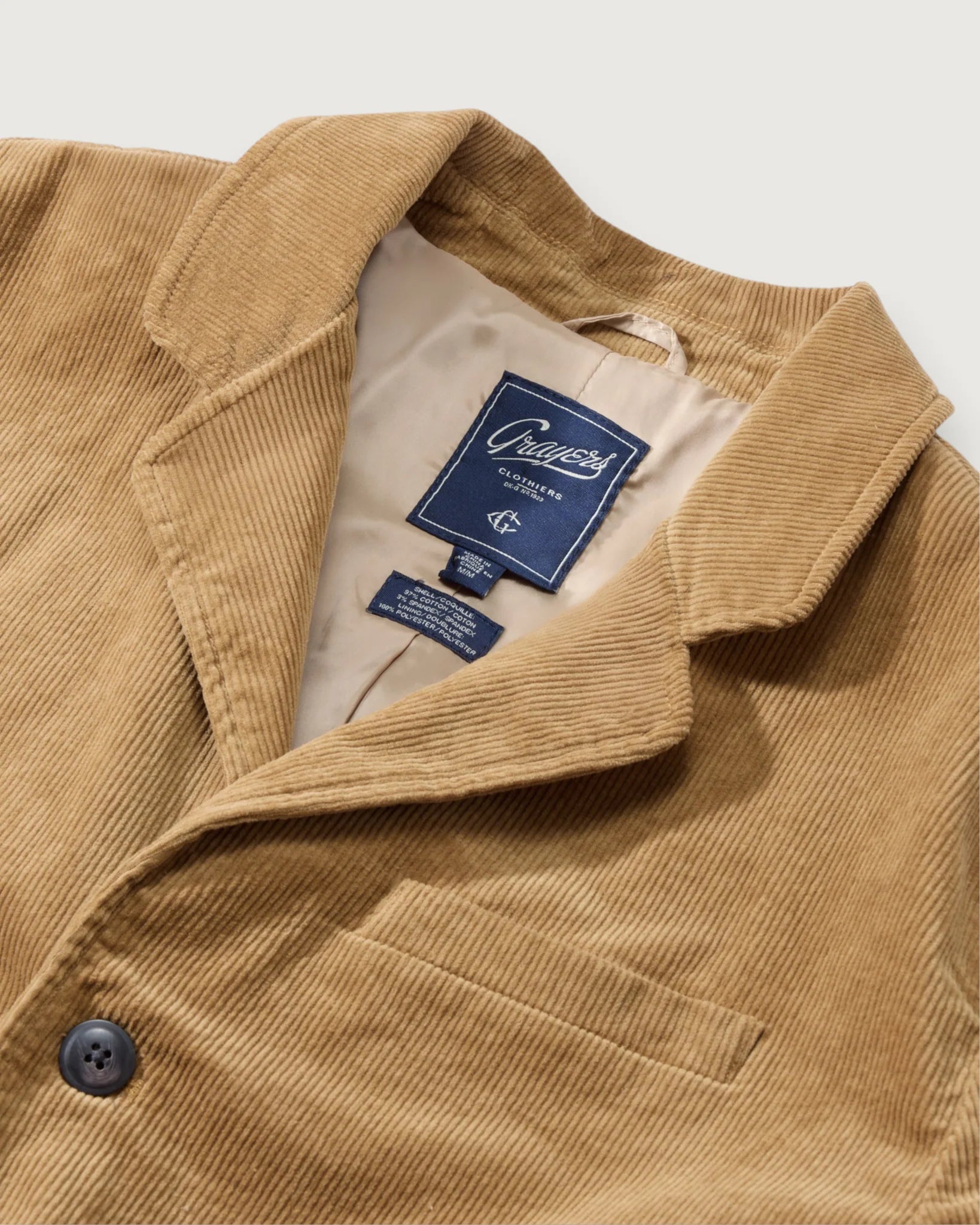 Flemings English Corduroy Blazer - Saddle