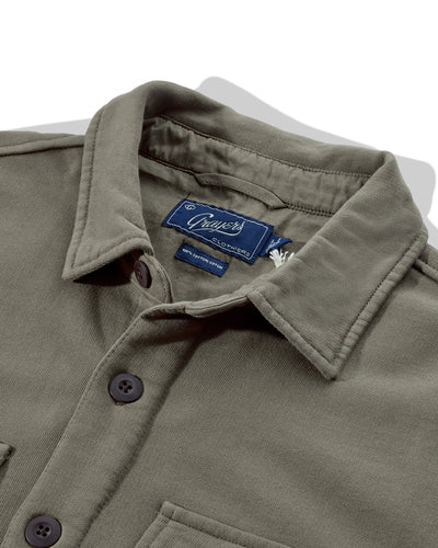 Defender Terry CPO Jacket - Faded Olive