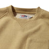 Nolan Marled Fleece Crew Neck - Grass Yellow