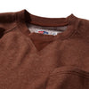 Nolan Marled Fleece Crew Neck - Brown Sugar