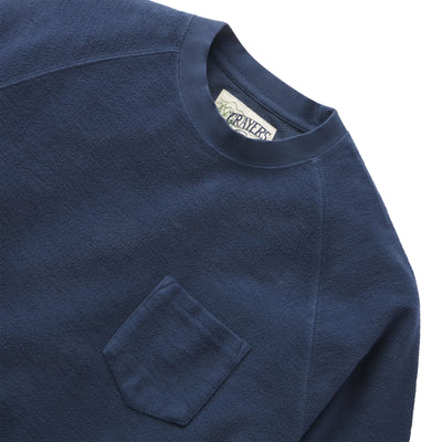 Dunlop Reverse Fleece Crew - Dark Blue