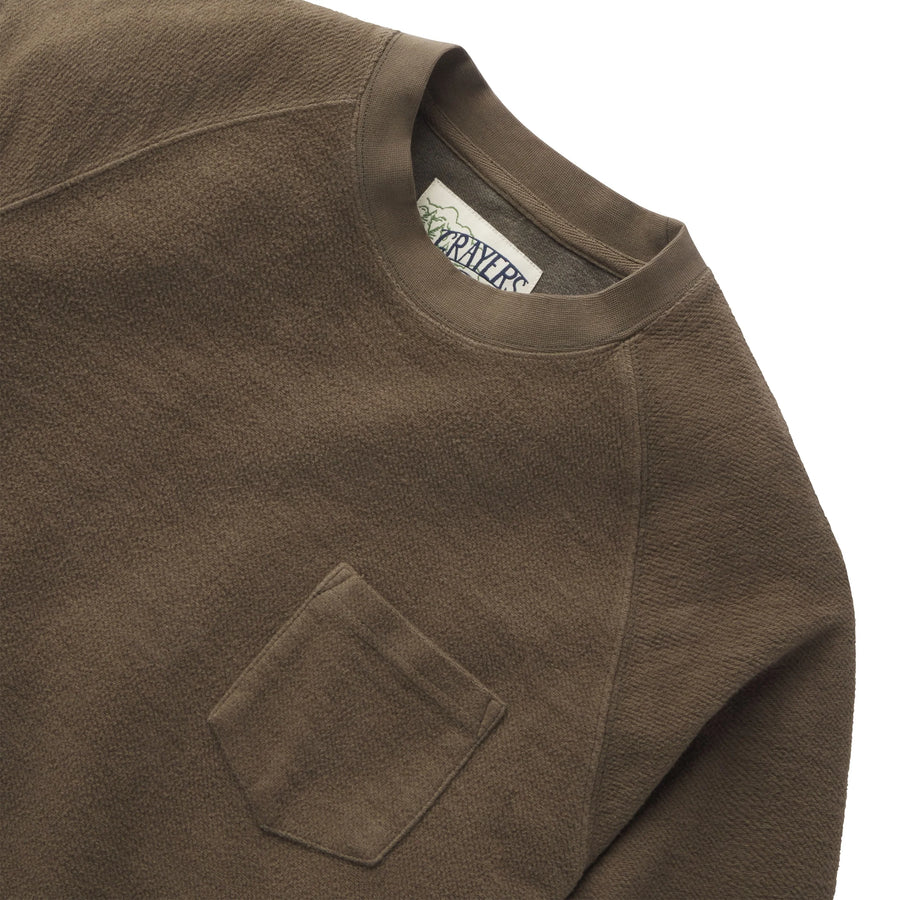 Dunlop Reverse Fleece Crew - Moss