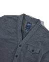 Boise Terry Cardigan - Charcoal