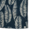 Riviera Terry Button Front Print Shirt - Navy Leaf