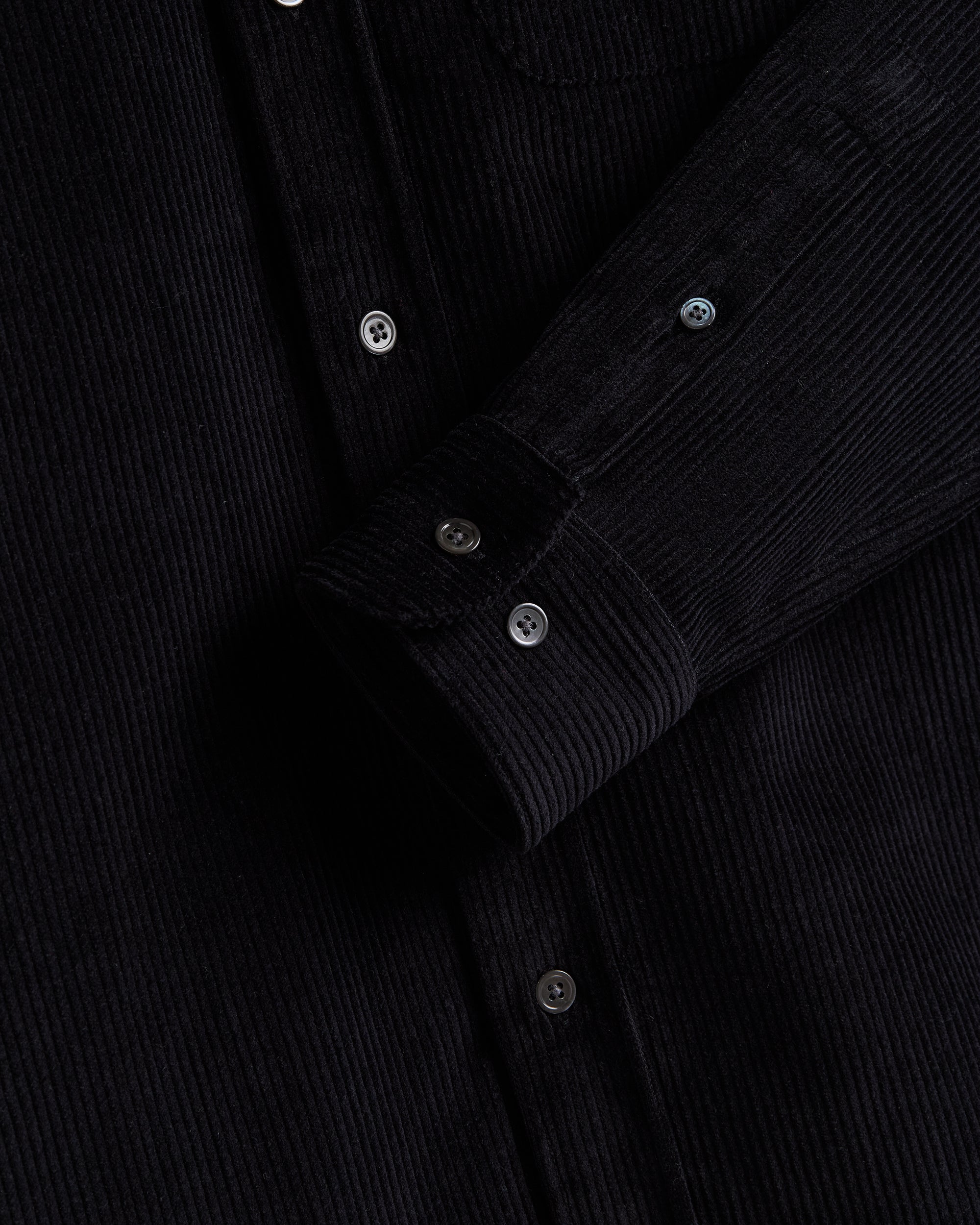 Lobo Corduroy Shirt - Black