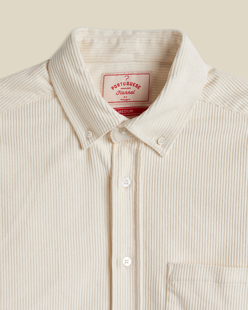 Lobo Corduroy Shirt - Ecru
